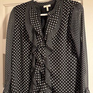 Blouse Joie Small Black White